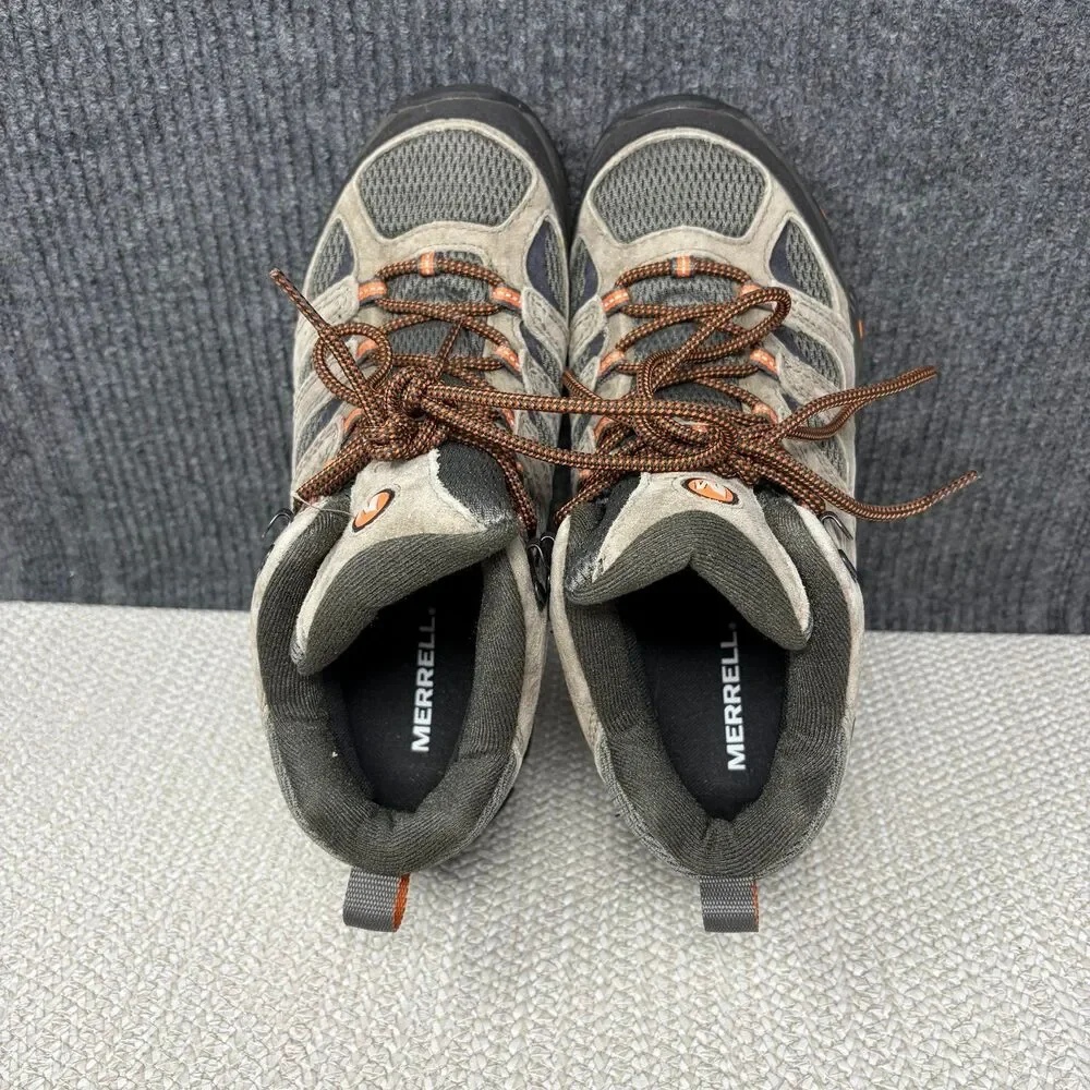Merrell Moab 3 Mid Hiking Boots Waterproof Suede Brown Lace Up Mens 9 J035841